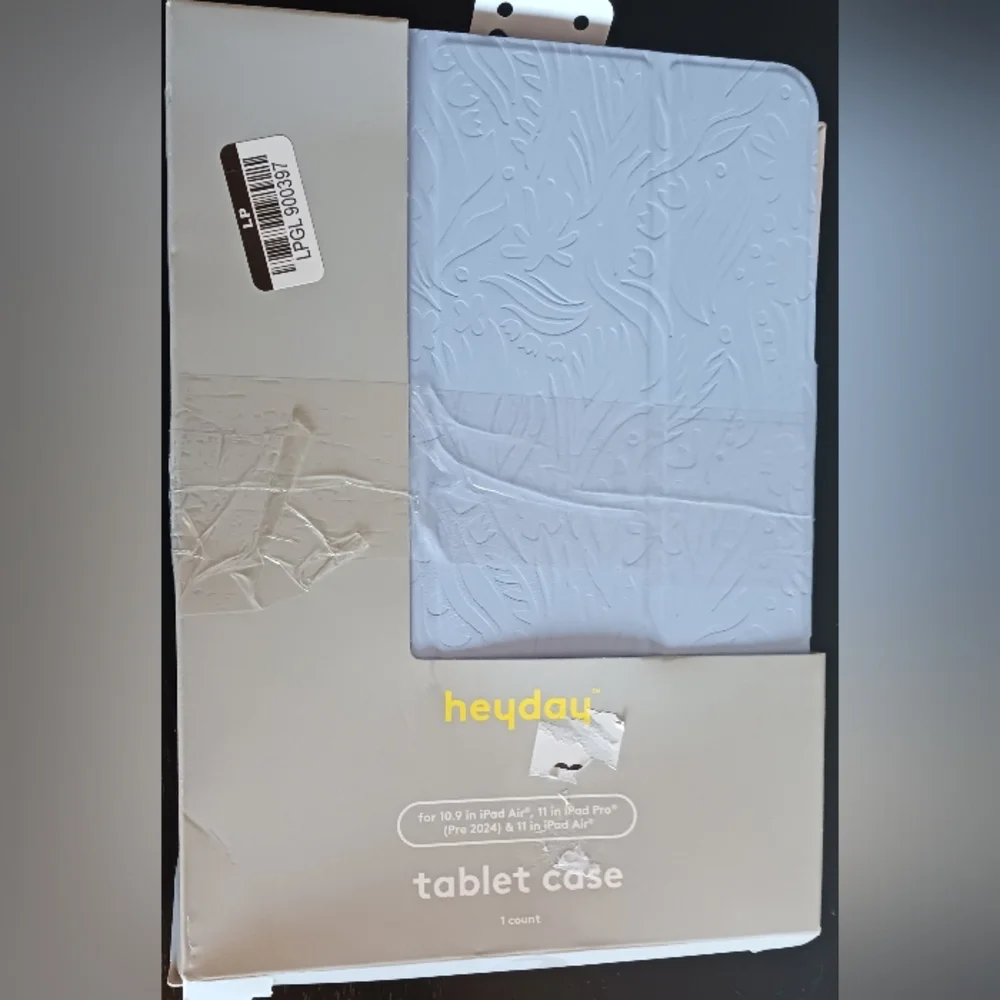 New Apple iPad Air 10.9 Inch and iPad Pro 11 Inch Case Heyday Blue Damaged Box